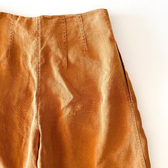 Wilfred High Rise Linen-blend Wide Leg Cropped Pant - Picture 12 of 12